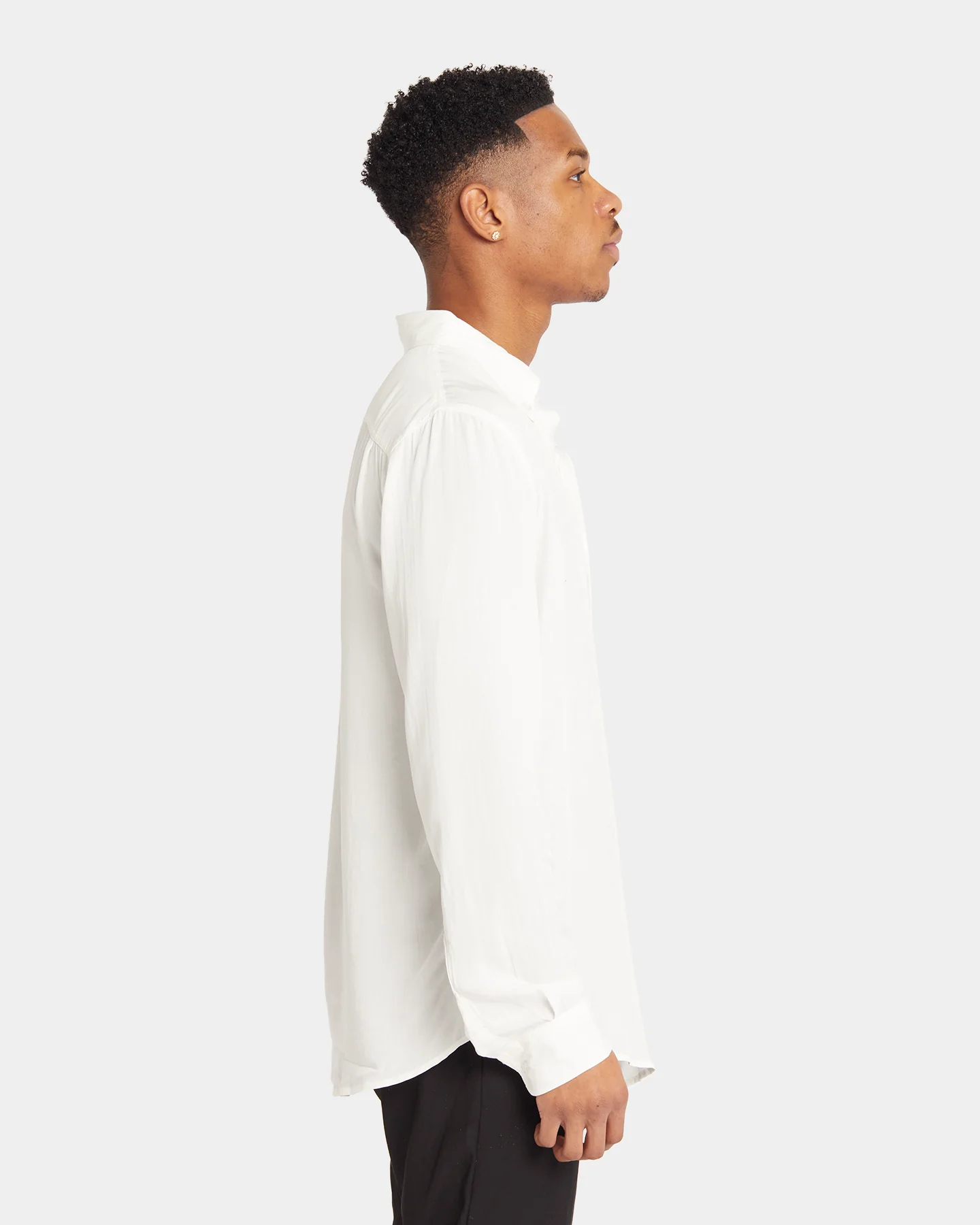 XXIII Crete Long Sleeve Button Up Shirt White - Image 6