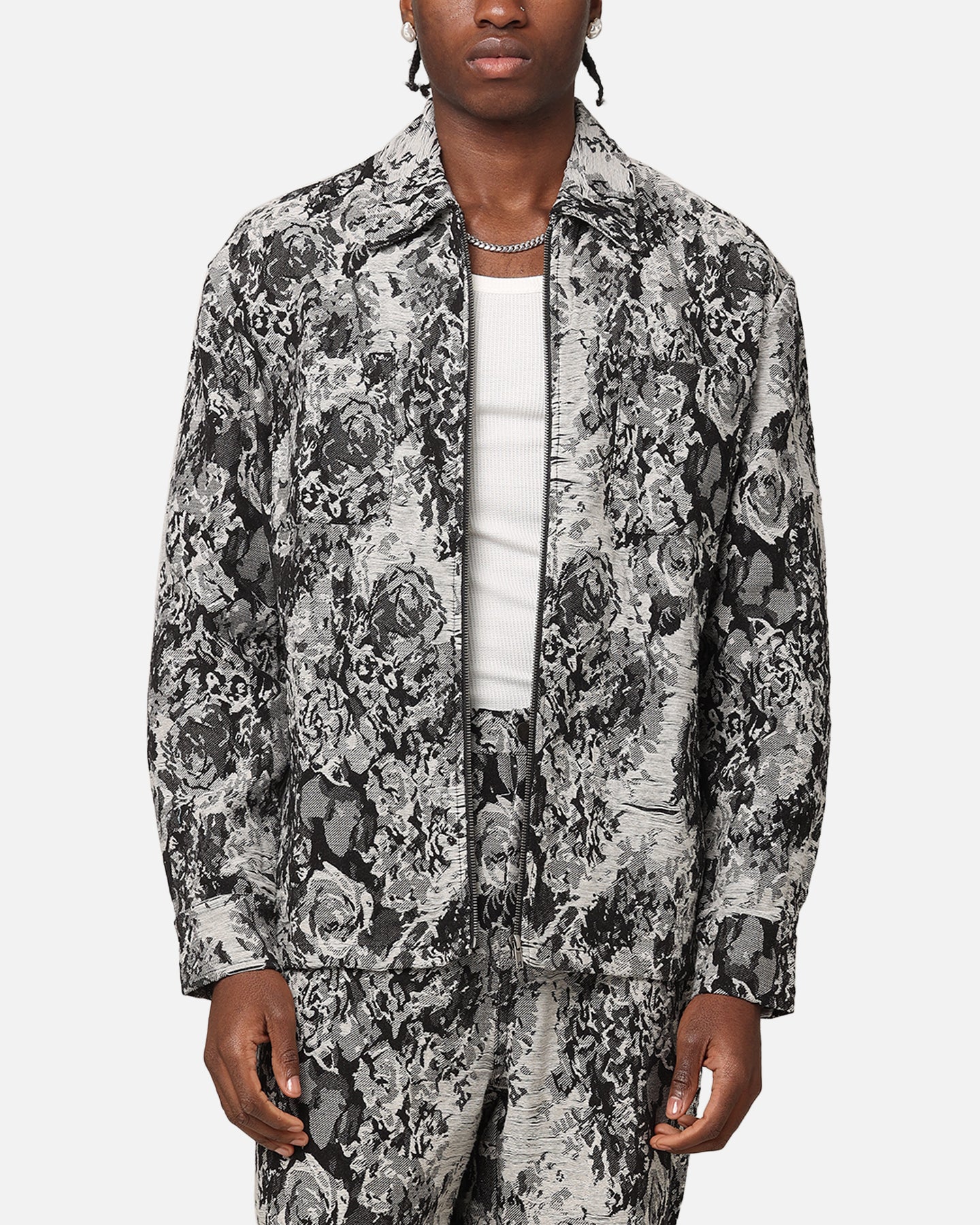 XXIII Denim Jacquard Jacket Black Denim - Image 2