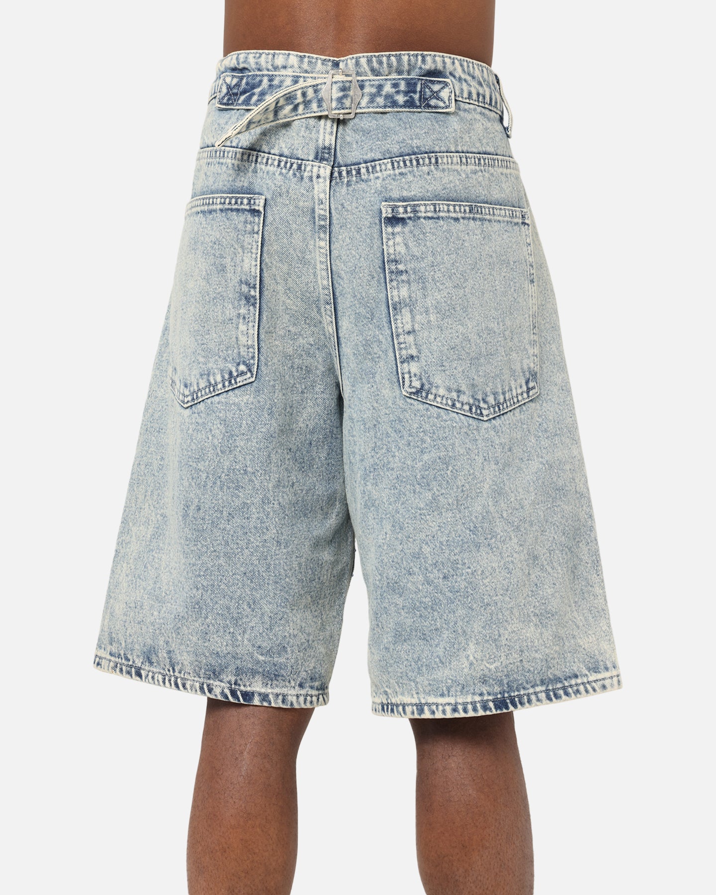XXIII Diamond Buckle Back Jorts Blue Stonewash - Image 8