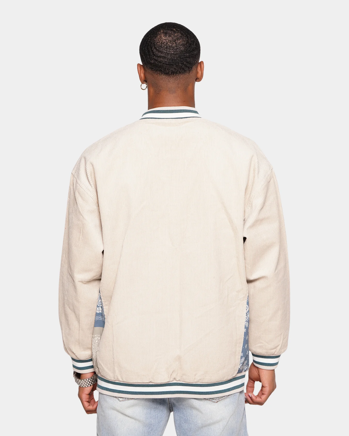 XXIII Hellekin Cord Bomber Jacket Cream - Image 4