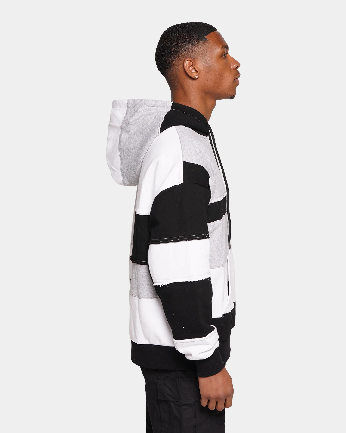 XXIII Jansen Monotone Hoodie Black/White - Image 5