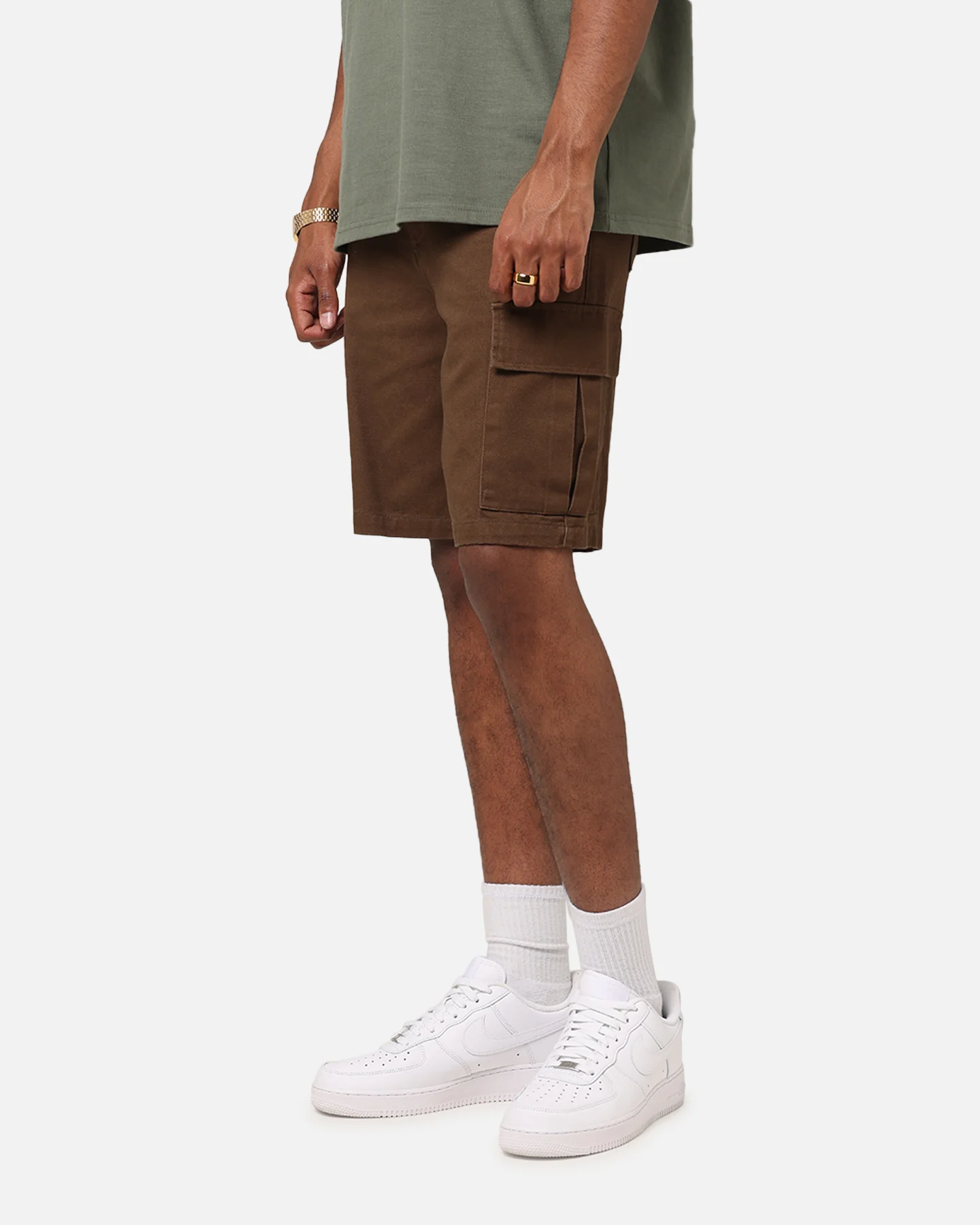 XXIII Jordy Cargo Shorts Dark Brown - Image 6