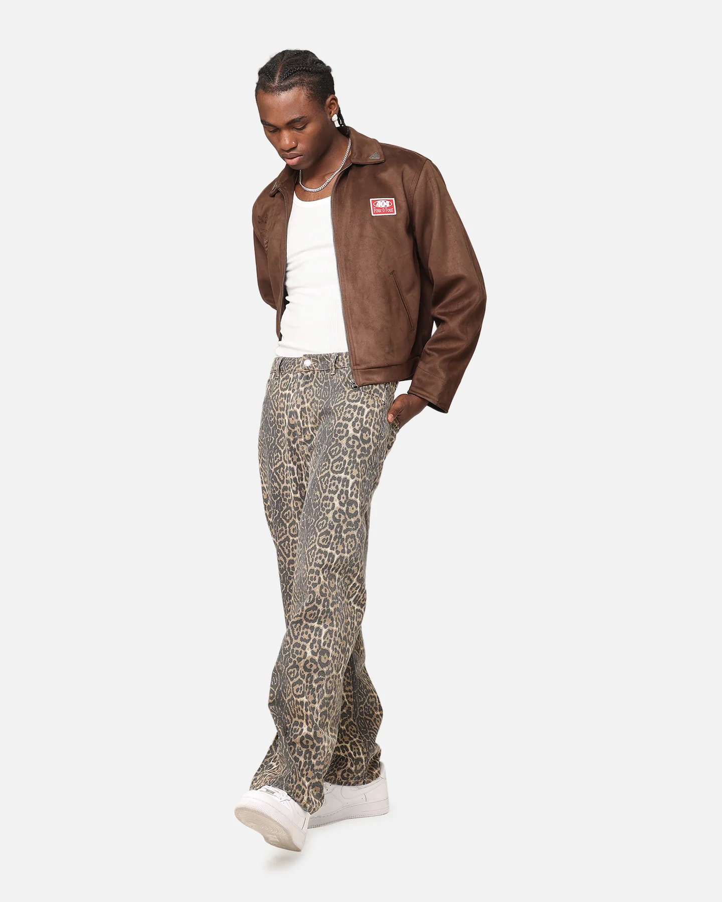 XXIII Leopard Baggy Jeans Leopard - Image 2