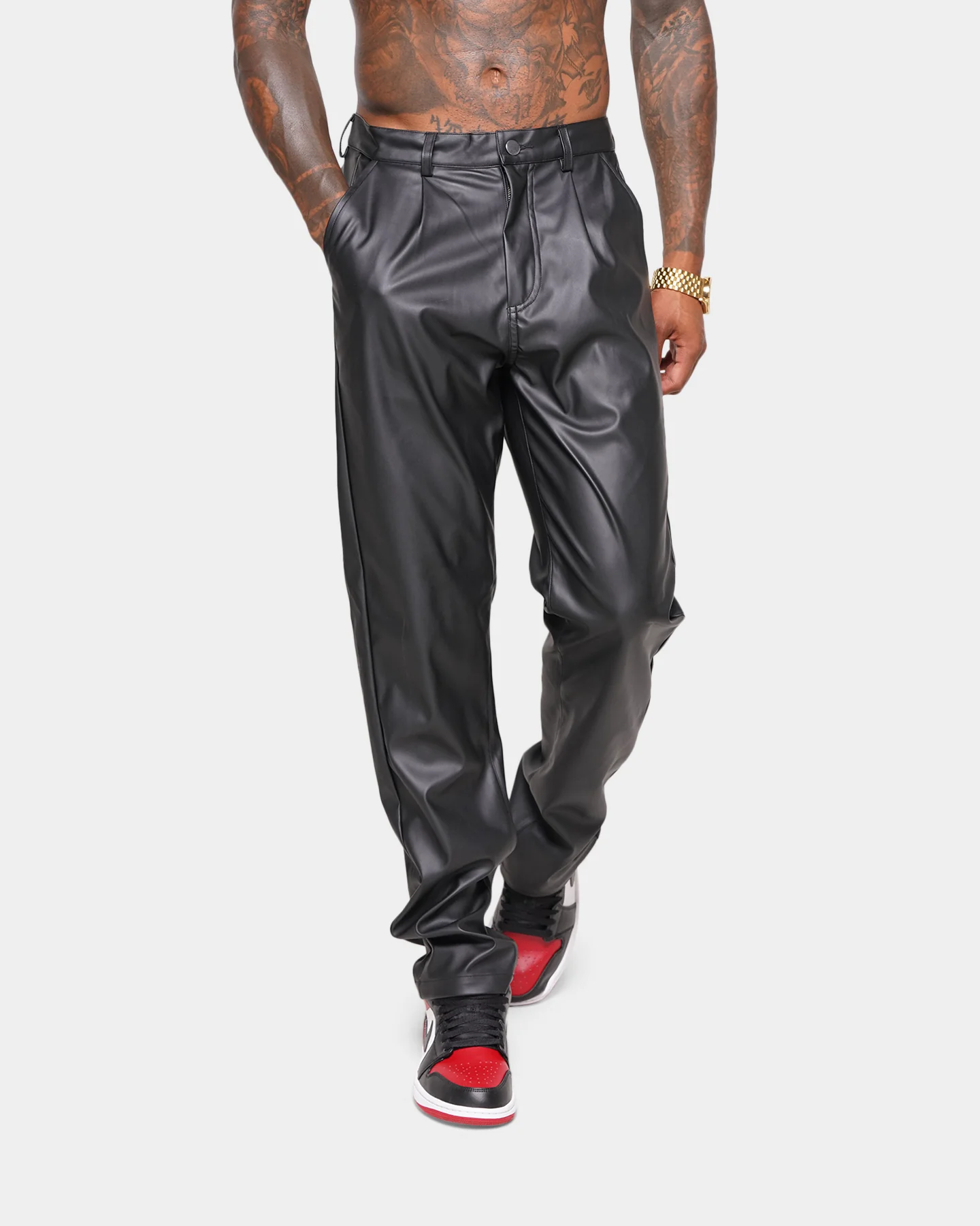 XXIII Mykel Leather Pants Black - Image 3