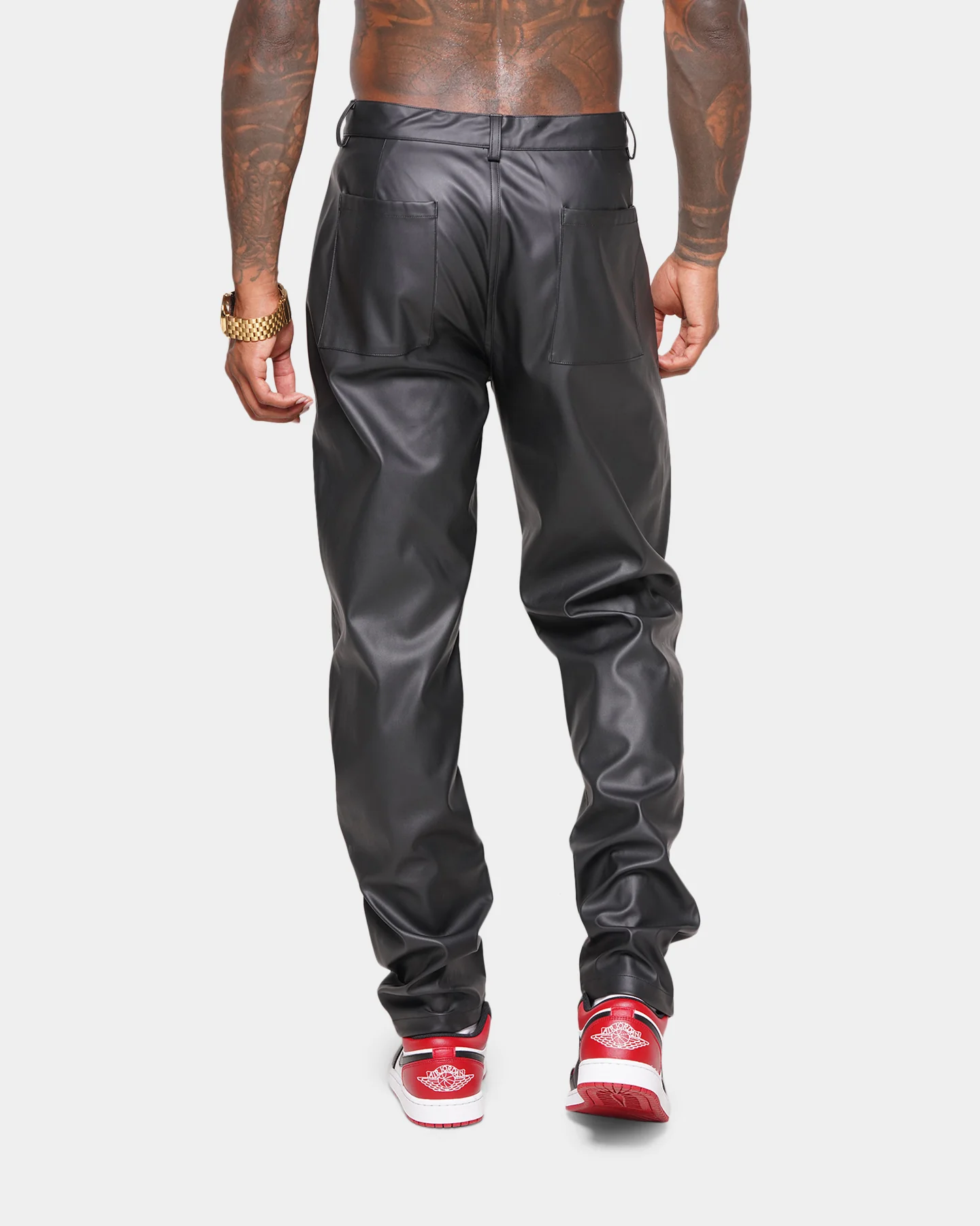 XXIII Mykel Leather Pants Black - Image 4