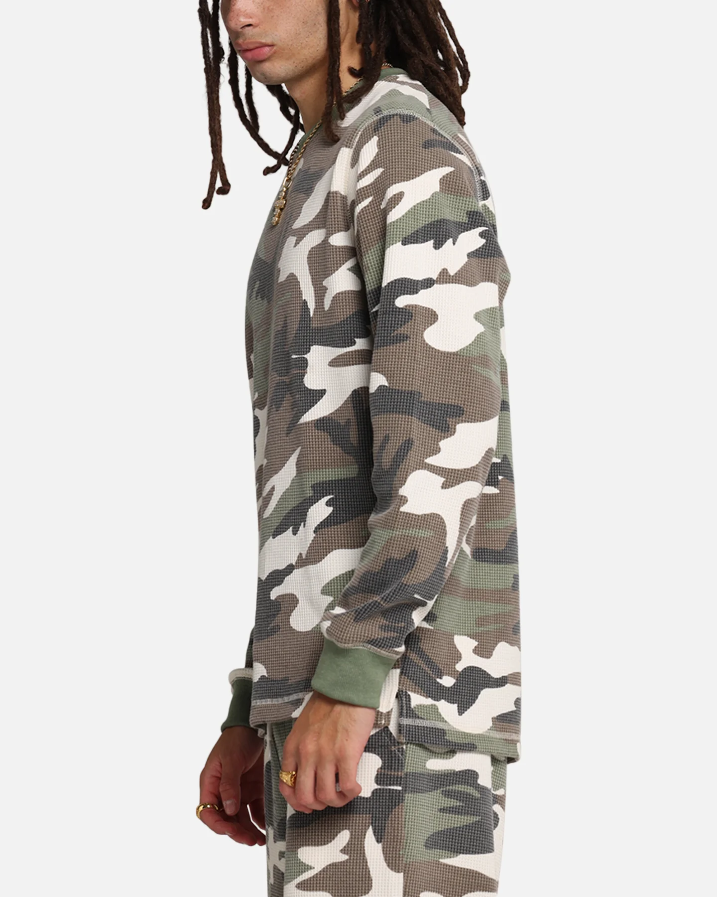 XXIII Printed Thermal Long Sleeve T-Shirt Camo - Image 5