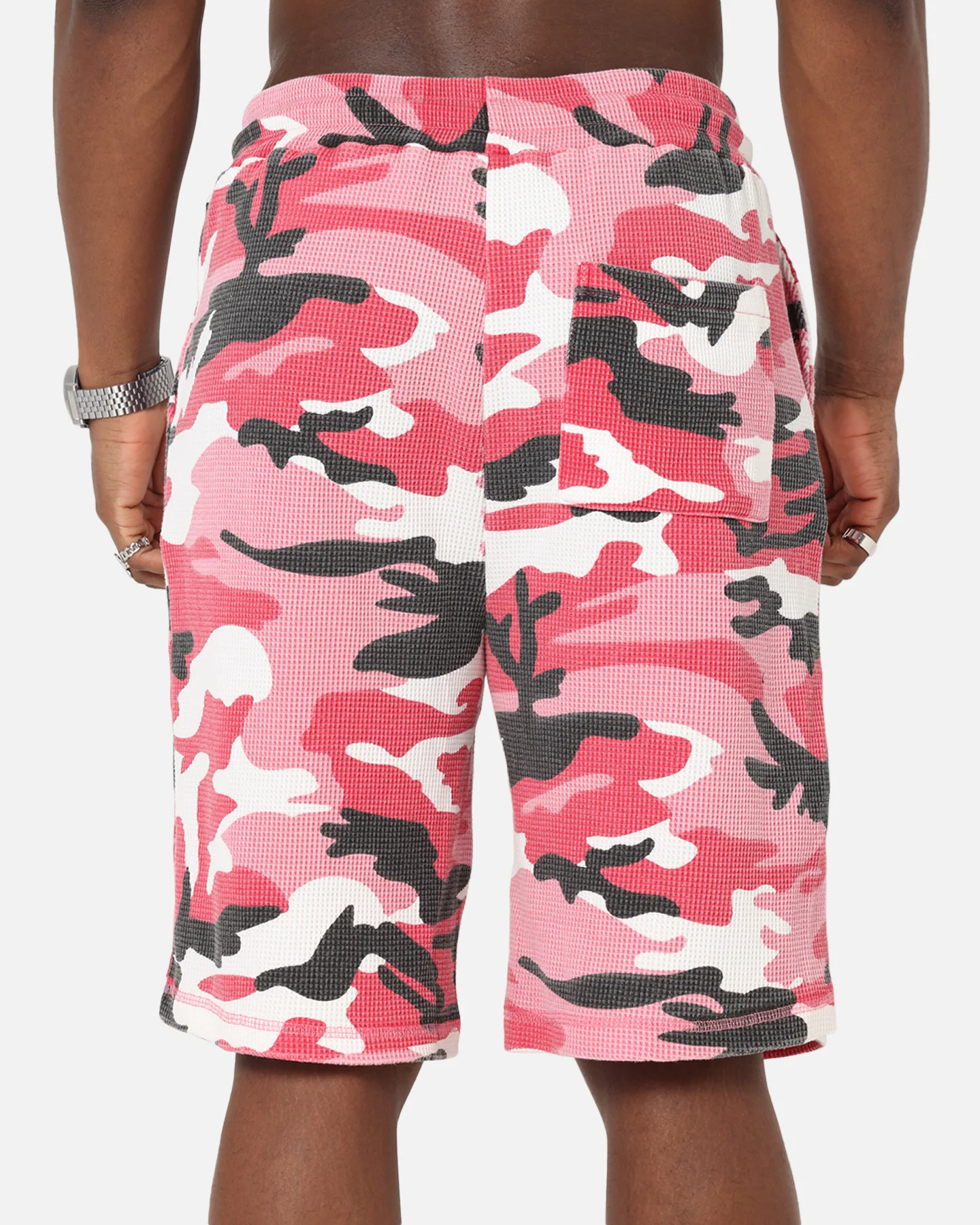 XXIII Printed Thermal Shorts Pink Camo - Image 8