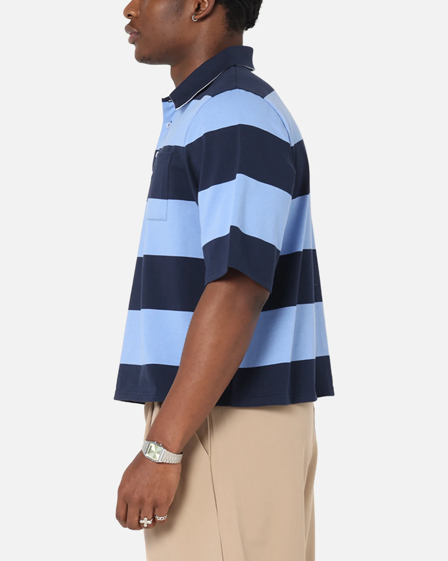 XXIII Rugby Polo T-Shirt Navy/Blue - Image 5
