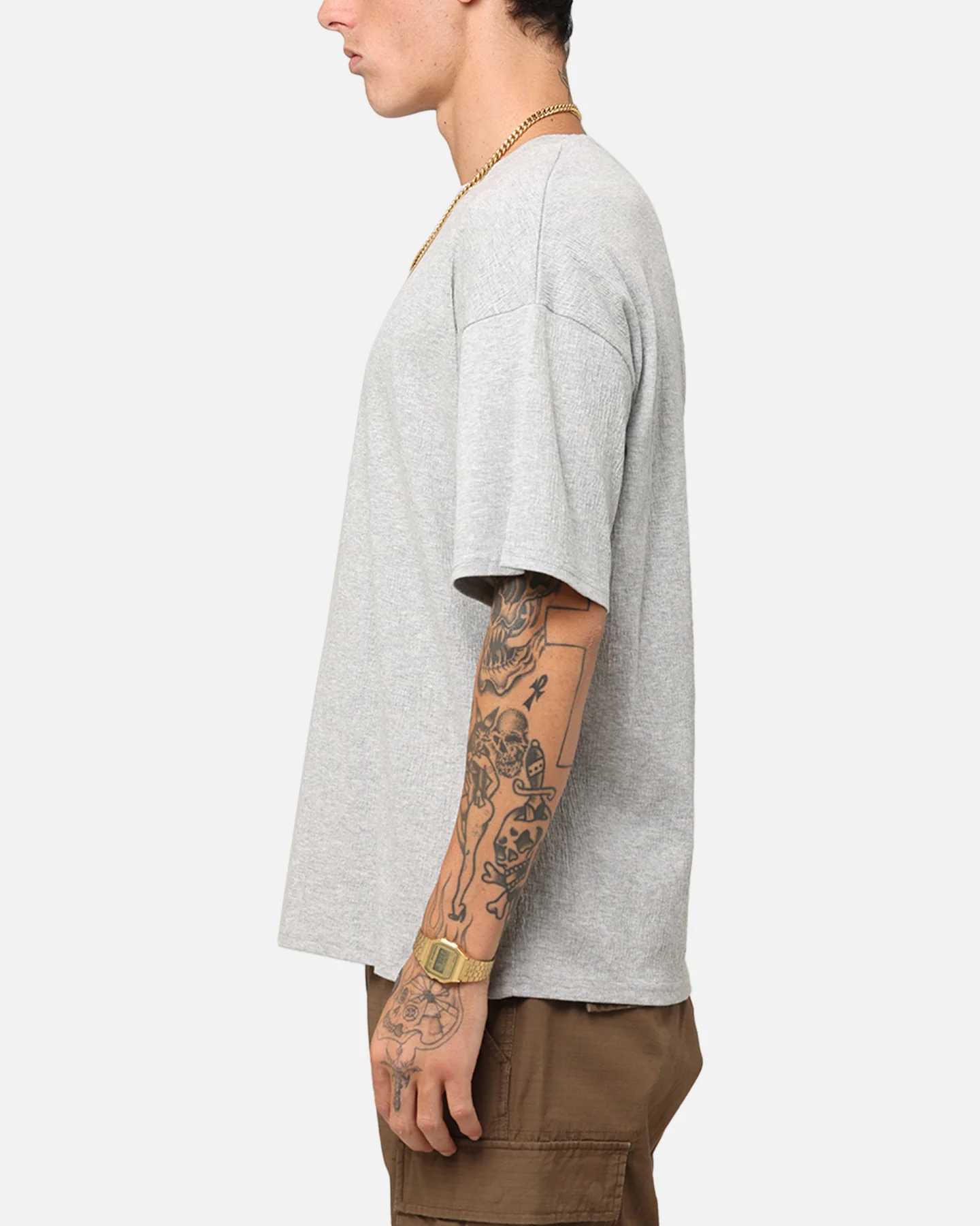 XXIII Sahara T-Shirt Grey Marle - Image 5