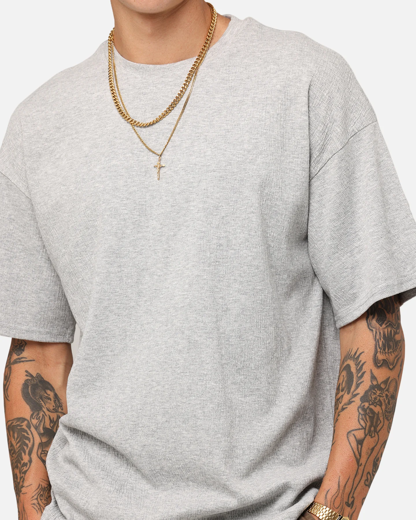 XXIII Sahara T-Shirt Grey Marle - Image 6