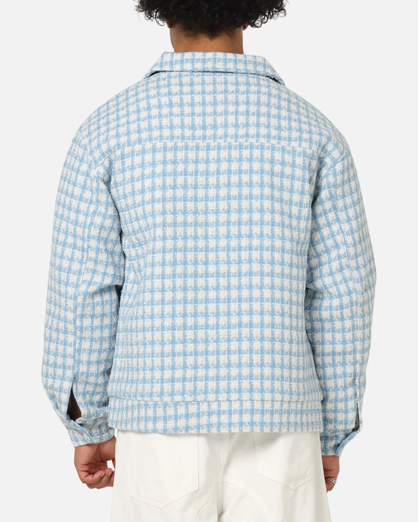 XXIII Waffle Jacket Blue Check - Image 3