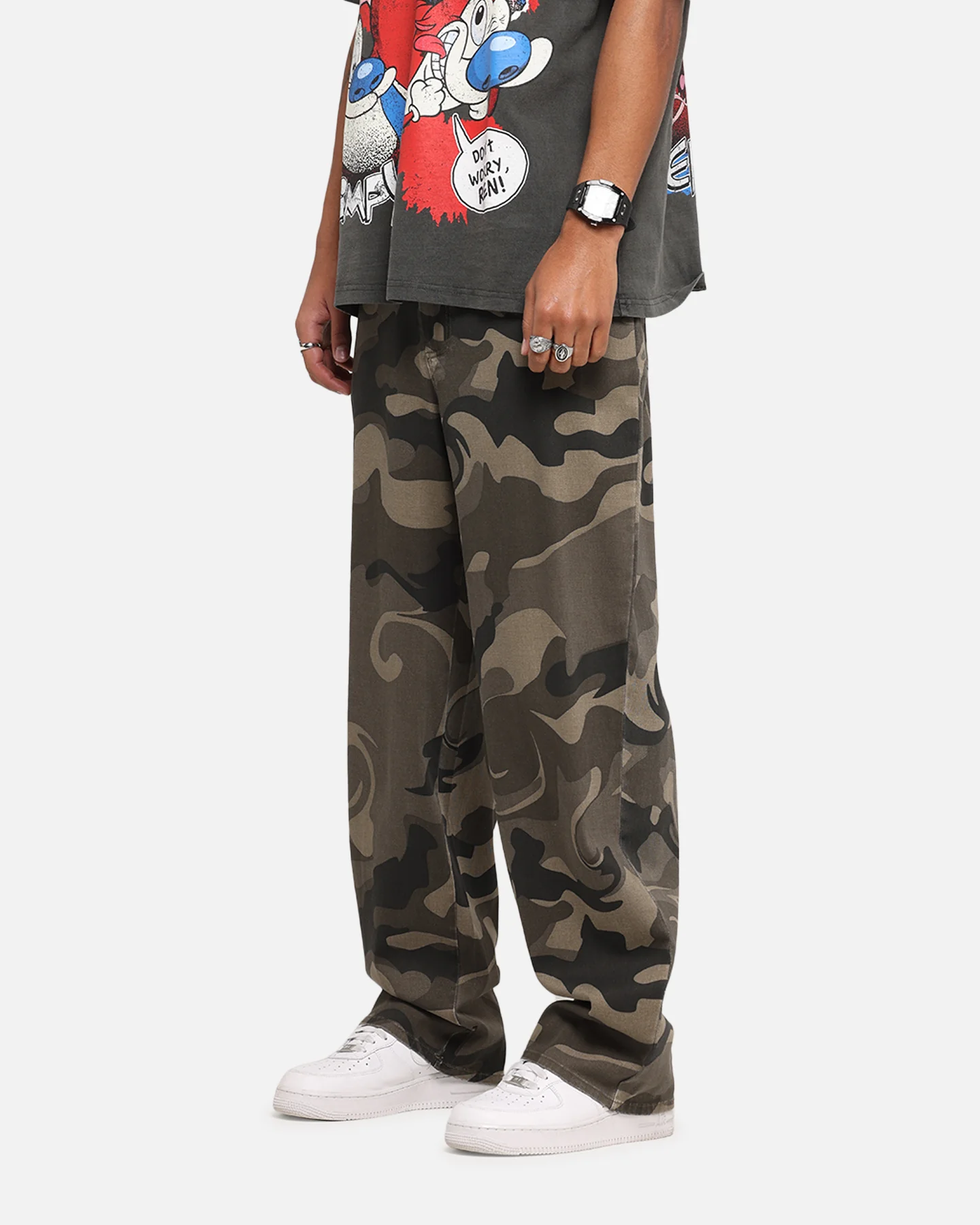 XXIII Washed Camo Pants Camo - Image 6