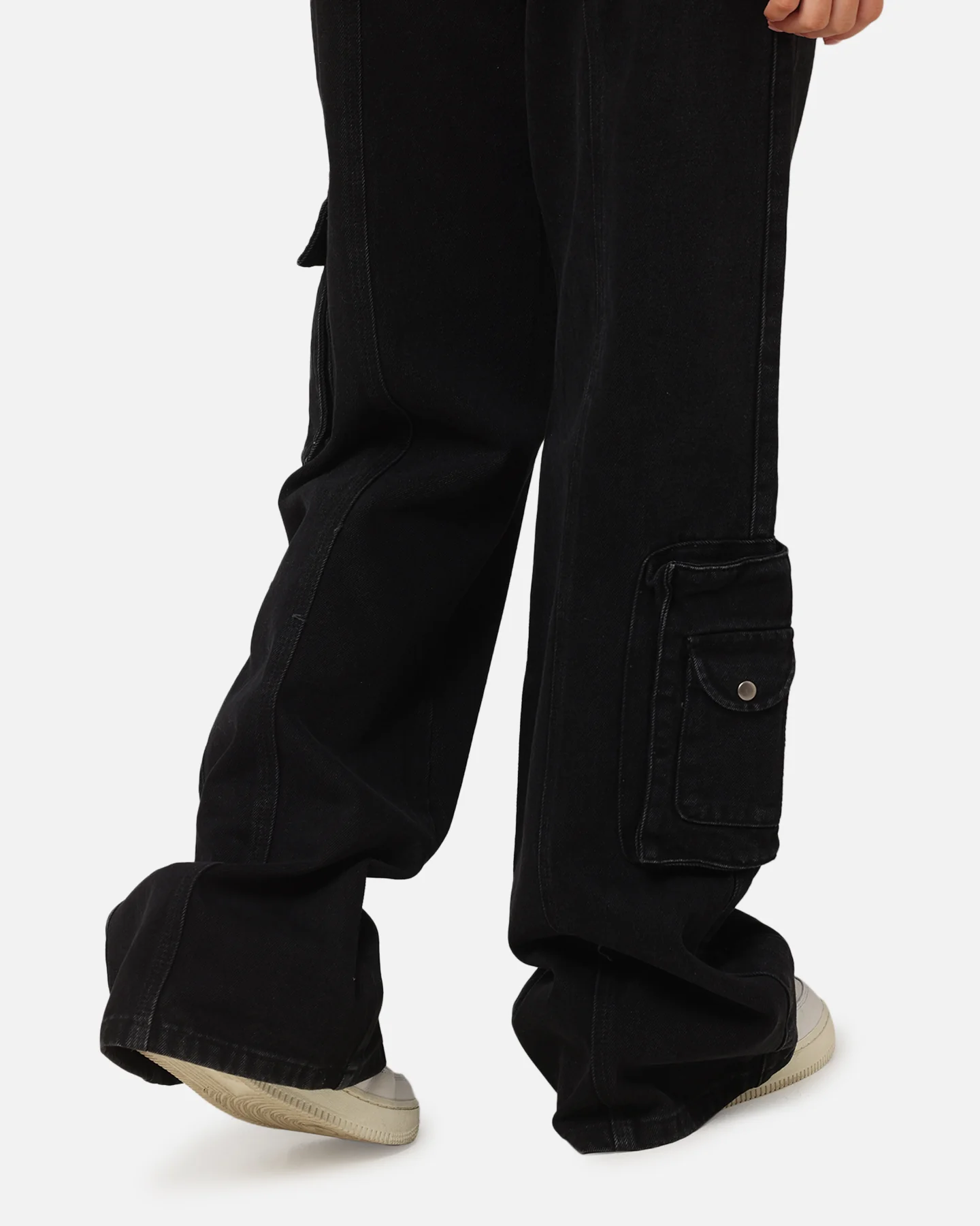 XXIII Women's Corporal Cargo Jeans Washed Black - Image 4