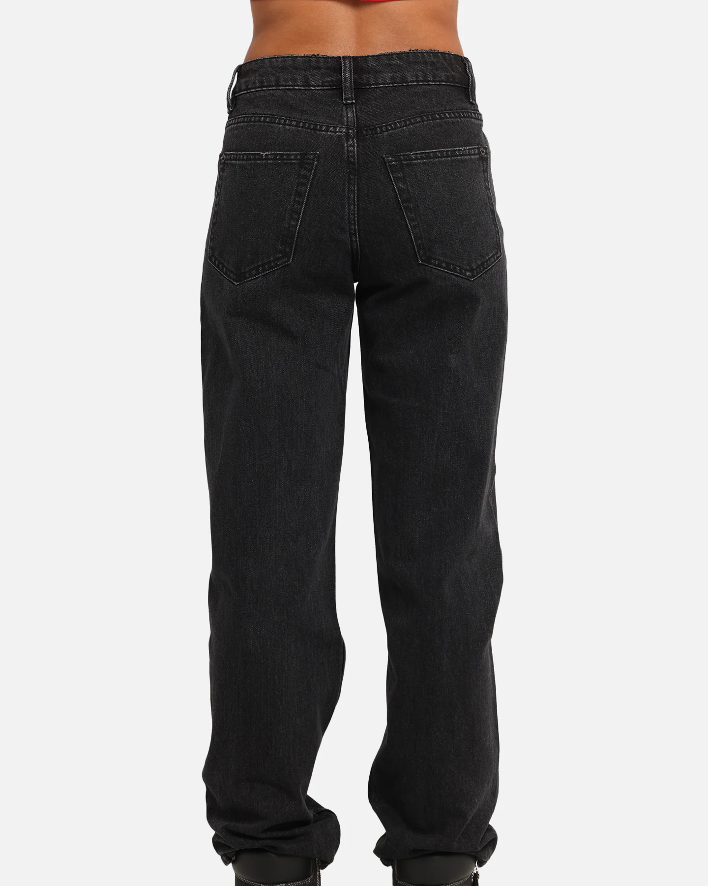 XXIII Women's High Rise Relaxed Jeans Washed Black - Image 8