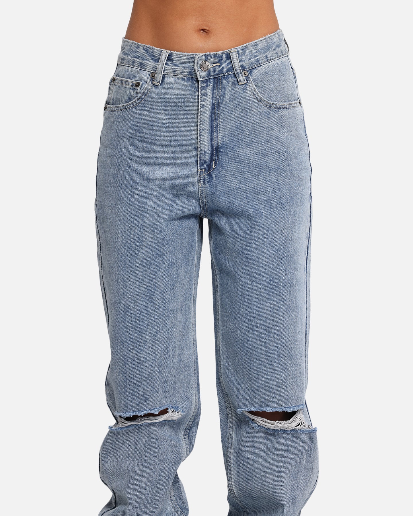 XXIII Women's Straight Leg Jeans Blue Denim - Image 7