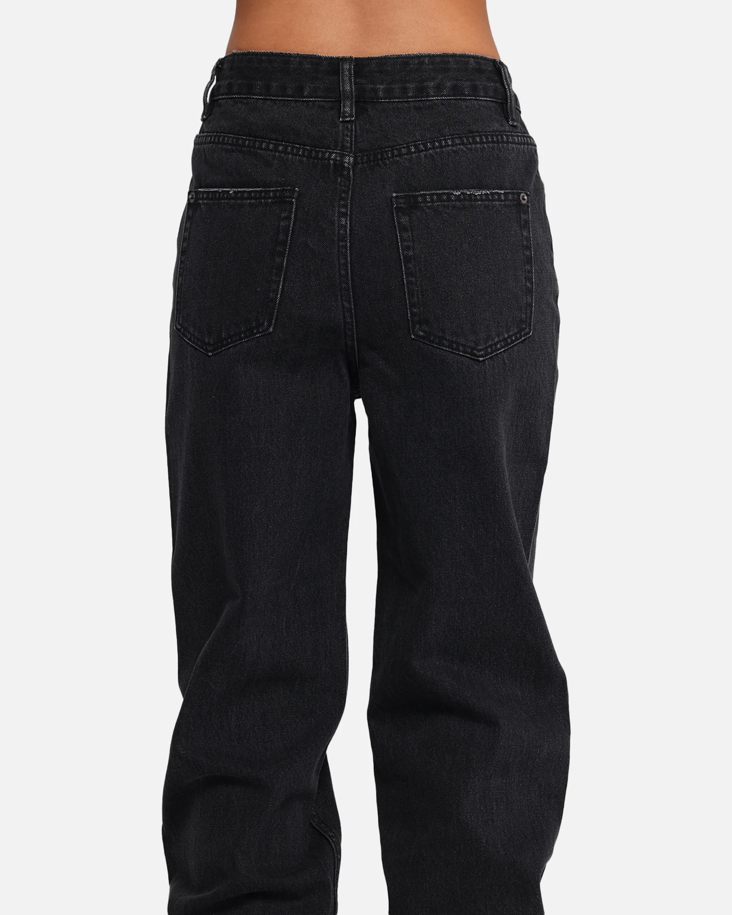 XXIII Women's Straight Leg Jeans Washed Black - Image 7