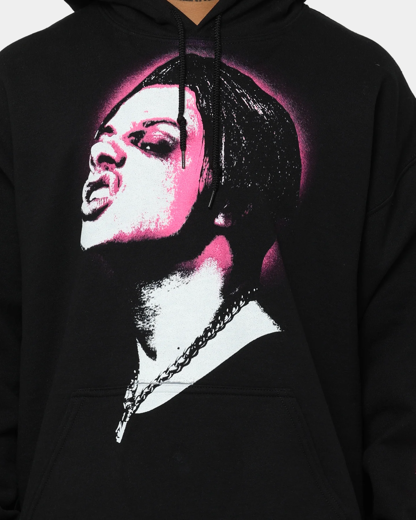 YUNGBLUD Icons Face Hoodie Black - Image 3